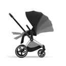 Εικόνα της Cybex Priam Βρεφικό Καρότσι Sepia Black | black Με Σκελετό Chrome Black | chrome