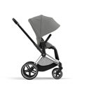 Εικόνα της Cybex Priam Βρεφικό Καρότσι Mirage Grey | dark grey Με Σκελετό Chrome Black | chrome