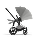 Εικόνα της Cybex Priam Βρεφικό Καρότσι Mirage Grey | dark grey Με Σκελετό Chrome Black | chrome