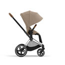 Εικόνα της Cybex Priam Βρεφικό Καρότσι Cozy Beige | beige Με Σκελετό Chrome Brown | chrome