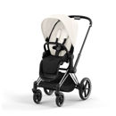 Εικόνα της Cybex Priam Βρεφικό Καρότσι Off White | light beige Με Σκελετό Chrome Black | chrome