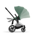 Εικόνα της Cybex Priam Βρεφικό Καρότσι Leaf Green | dark green Με Σκελετό Chrome Black | chrome