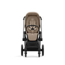 Εικόνα της Cybex Priam Βρεφικό Καρότσι Cozy Beige | beige Με Σκελετό Matt Black | black