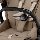 Εικόνα της Cybex Priam Βρεφικό Καρότσι Cozy Beige | beige Με Σκελετό Matt Black | black