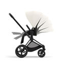 Εικόνα της Cybex Priam Βρεφικό Καρότσι Off White | light beige Με Σκελετό Matt Black | black