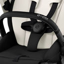 Εικόνα της Cybex Priam Βρεφικό Καρότσι Off White | light beige Με Σκελετό Matt Black | black