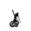 Εικόνα της Cybex Priam Βρεφικό Καρότσι Off White | light beige Με Σκελετό Matt Black | black