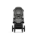 Εικόνα της Cybex Priam Βρεφικό Καρότσι Mirage Grey | dark grey Με Σκελετό Matt Black | black