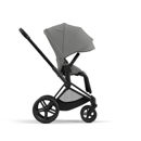 Εικόνα της Cybex Priam Βρεφικό Καρότσι Mirage Grey | dark grey Με Σκελετό Matt Black | black