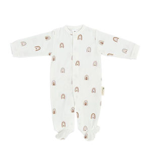 Εικόνα της Πιτζαμάκι Organic Cotton Happy Days Rainbow 0-1M.