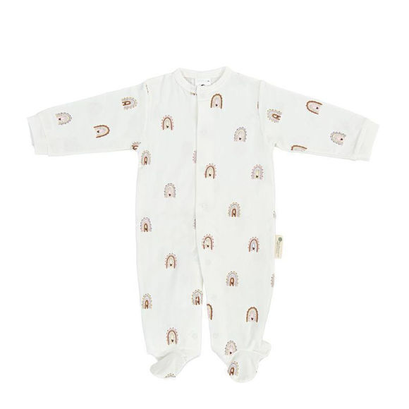 Εικόνα της Πιτζαμάκι Organic Cotton Happy Days Rainbow 0-1M.