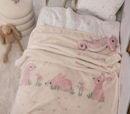 Εικόνα της ΒΡΕΦΙΚΗ ΚΟΥΒΕΡΤΑ ΑΓΚΑΛΙΑΣ COUNTRY BUNNY 75X100