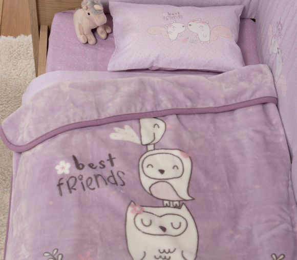 Εικόνα της ΒΡΕΦΙΚΗ ΚΟΥΒΕΡΤΑ ΑΓΚΑΛΙΑΣ BEST FRIENDS 75X100