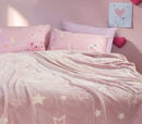 Εικόνα της ΠΑΙΔΙΚΗ ΚΟΥΒΕΡΤΑ ΜΟΝΗ STARLIGHT PINK 160X220