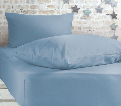 Εικόνα της ΣΕΝΤΟΝΙ ΚΟΥΝΙΑΣ ΜΑΚΟ ΜΕ ΛΑΣΤΙΧΟ JERSEY LIGHT BLUE 70X140+20