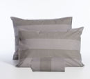 Εικόνα της ΣΕΤ ΣΕΝΤΟΝΙΑ ΒΑΜΒΑΚΕΡΑ ΔΙΠΛΑ CASUAL STRIPE DARK GREY 200Χ270