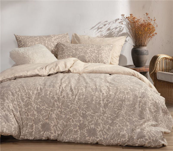 Εικόνα της ΣΕΤ ΣΕΝΤΟΝΙΑ ΦΑΝΕΛΕΝΙΑ KING SIZE ISSUAL GREY 270X260