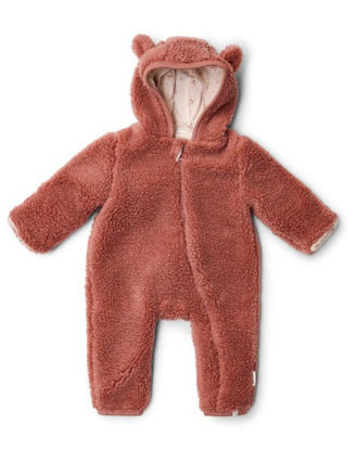 Εικόνα της Ολόσωμο φορμάκι εξόδου teddy Pink Blush 2-6 μηνών