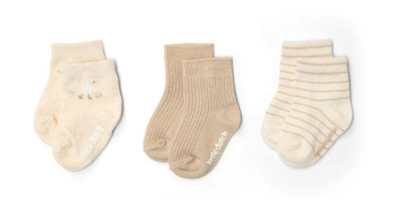 Εικόνα της Σετ 3 ζευγάρια κάλτσες Multi Newborn No62/74 (2 -9 μηνών)