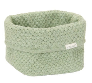 Εικόνα της Καλάθι αλλαξιέρας πλεκτό μικρό Pure Sage 15 x 15 x 15 εκ.