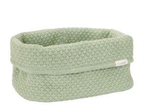 Εικόνα της Καλάθι αλλαξιέρας πλεκτό μεγάλο Pure Sage 25 x 15 x 15 εκ.