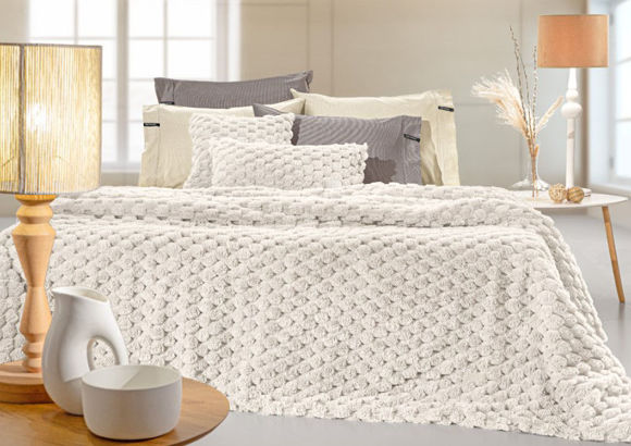 Εικόνα της Κουβέρτα Elixir Ivory 260x240 Guy Laroche