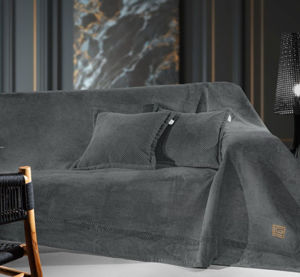 Εικόνα της Ριχτάρι Καναπέ Rubicon Anthracite 170x150 Guy Laroche