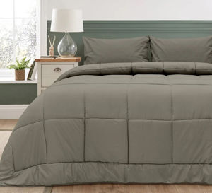 Εικόνα της LINO ΠΑΠΛΩΜΑ COLCHA GREY 160X220