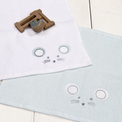 Εμφάνιση  λεπτομερειών Σετ Λαβέτες Ώμου (2τμχ) Nima Baby Little Mouse Εικόνα της Σετ Λαβέτες Ώμου (2τμχ) Nima Baby Little Mouse