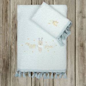 Εικόνα της Σετ Παιδικές Πετσέτες (2τμχ) Nima Baby Happy Place 400gsm