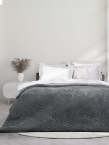 Εικόνα της Κουβερτοπάπλωμα Velva - Dark Gray 160x220