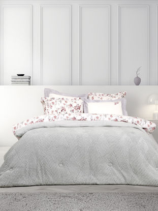 Εικόνα της Κουβερτοπάπλωμα Velva - Light Gray 160x220
