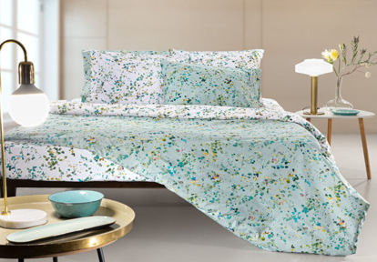 Εικόνα της Σετ 4τμχ. Σεντόνια Carmel Mint Με Λάστιχο