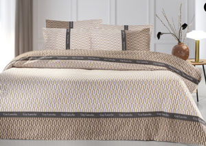 Εικόνα της Σετ 4τμχ. Σεντόνια Status Beige Με Λάστιχο