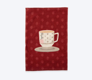 Εικόνα της ΠΟΤΗΡΟΠΑΝΟ ΒΕΛΟΥΤΕ CUP OF TEA 40Χ60 BORDO