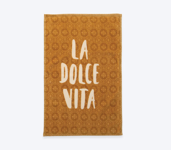 Εικόνα της ΠΟΤΗΡΟΠΑΝΟ ΒΕΛΟΥΤΕ LA DOLCE VITA 40Χ60 MUSTARD