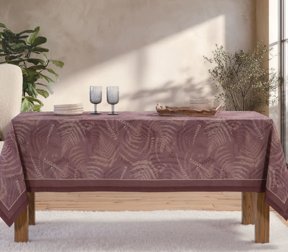 Εικόνα της ΤΡΑΠΕΖΟΜΑΝΤΗΛΟ FERN 140X180 BORDO