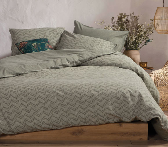 Εικόνα της ΣΕΤ ΣΕΝΤΟΝΙΑ ΦΑΝΕΛΕΝΙΑ KING SIZE OTRANDO GREEN 270X260