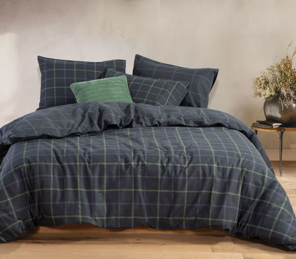 Εικόνα της ΣΕΤ ΣΕΝΤΟΝΙΑ ΦΑΝΕΛΕΝΙΑ KING SIZE NAIBERG DENIM 270X260