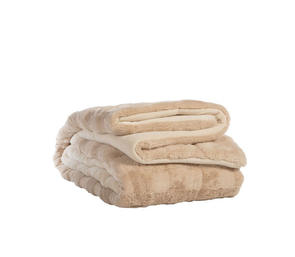 Εικόνα της ΚΟΥΒΕΡΤΟΠΑΠΛΩΜΑ ΥΠΕΡΔΙΠΛΟ WANE ECRU 240Χ220