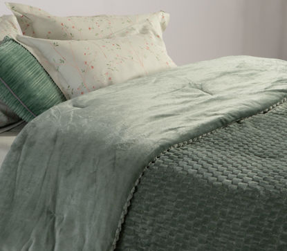 Εμφάνιση  λεπτομερειών ΚΟΥΒΕΡΤΟΠΑΠΛΩΜΑ ΜΟΝΟ LERNIA GREEN 160X220 Εικόνα της ΚΟΥΒΕΡΤΟΠΑΠΛΩΜΑ ΜΟΝΟ LERNIA GREEN 160X220