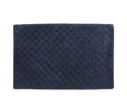Εμφάνιση  λεπτομερειών ΧΑΛΑΚΙ ΜΠΑΝΙΟΥ VANIA BLUE/BLACK 60X90 Εικόνα της ΧΑΛΑΚΙ ΜΠΑΝΙΟΥ VANIA BLUE/BLACK 60X90