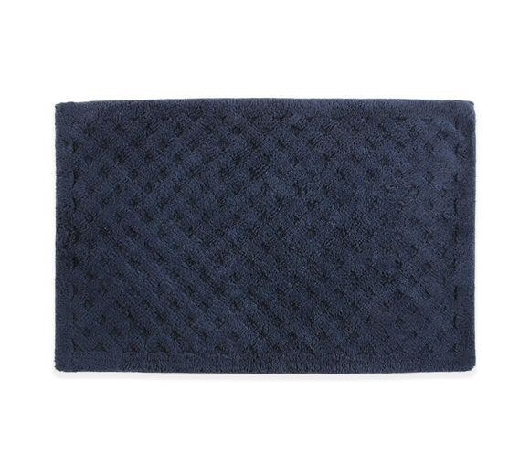 Εικόνα της ΧΑΛΑΚΙ ΜΠΑΝΙΟΥ VANIA BLUE/BLACK 60X90