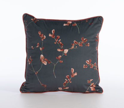 Εικόνα της ΔΙΑΚΟΣΜΗΤΙΚΟ ΜΑΞΙΛΑΡΙ VANIA BLUE/BLACK 45Χ45