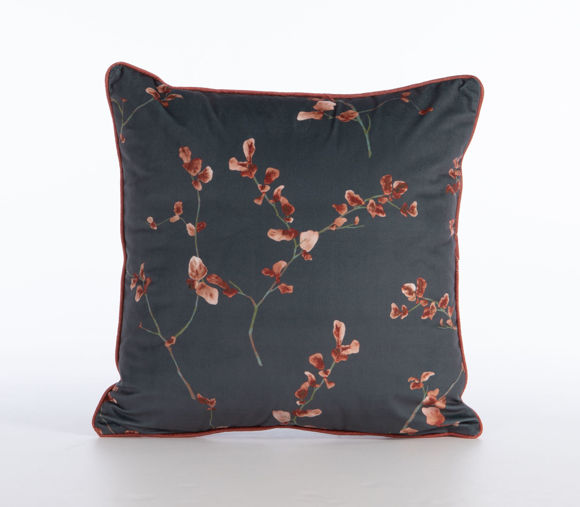 Εικόνα της ΔΙΑΚΟΣΜΗΤΙΚΟ ΜΑΞΙΛΑΡΙ VANIA BLUE/BLACK 45Χ45