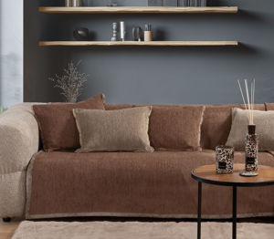 Εικόνα της ΡΙΧΤΑΡΙ ΤΕΤΡΑΘΕΣΙΟΥ ΚΑΝΑΠΕ NEW TANGER BROWN/ECRU 180X350