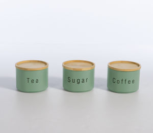 Εικόνα της ΔΟΧΕΙΟ ΑΠΟΗΘΗΚΕΥΣΗΣ COFFEE-TEA-SUGAR ΣΕΤ 3 ΤΜΧ GRERN