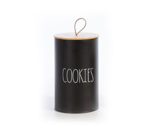 Εικόνα της ΔΟΧΕΙΟ ΓΙΑ ΜΠΙΣΚΟΤΑ COOKIES 12Χ12Χ20 BLACK
