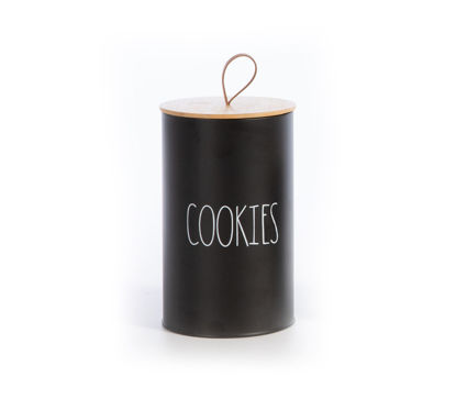 Εικόνα της ΔΟΧΕΙΟ ΓΙΑ ΜΠΙΣΚΟΤΑ COOKIES 12Χ12Χ20 BLACK