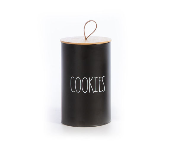 Εικόνα της ΔΟΧΕΙΟ ΓΙΑ ΜΠΙΣΚΟΤΑ COOKIES 12Χ12Χ20 BLACK